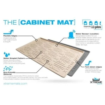 Xtreme Mats™ Under Sink Kitchen Cabinet Mat, 30 X 21 In 9 Xtreme Mats™ Under Sink Kitchen Cabinet Mat, 30 X 21 In - Image 7