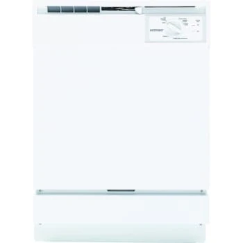 Hotpoint® 24" Built-In, Front Control, 5-Cycle, 64 Db Dishwasher, White 3 Hotpoint® 24" Built-In, Front Control, 5-Cycle, 64 Db Dishwasher, White