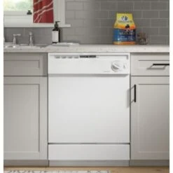 Hotpoint® 24" Built-In, Front Control, 5-Cycle, 64 Db Dishwasher, White 8 Hotpoint® 24" Built-In, Front Control, 5-Cycle, 64 Db Dishwasher, White -Whirlpool Shop 285120 v DetailedProductView20 Lg