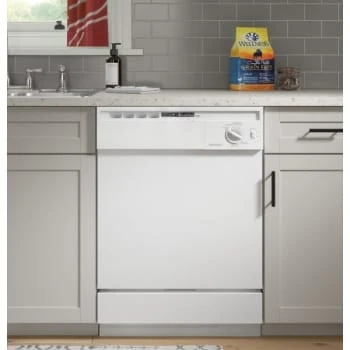 Hotpoint® 24" Built-In, Front Control, 5-Cycle, 64 Db Dishwasher, White 5 Hotpoint® 24" Built-In, Front Control, 5-Cycle, 64 Db Dishwasher, White - Image 3