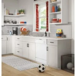 Hotpoint® 24" Built-In, Front Control, 5-Cycle, 64 Db Dishwasher, White 9 Hotpoint® 24" Built-In, Front Control, 5-Cycle, 64 Db Dishwasher, White -Whirlpool Shop 285120 v LifestyleImage Lg