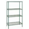 Quantum Storage Systems 4-Shelf Wire Shelving Unit, 24x48x72, Poly Green Epoxy 2 Quantum Storage Systems 4-Shelf Wire Shelving Unit, 24x48x72, Poly Green Epoxy -Whirlpool Shop 285851 MainProductImage Lg