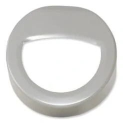 Safco Open Top Round Waste Receptacle, Steel, 30 Gal, Silver -Whirlpool Shop 285854 RightView Lg