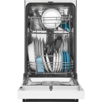 Frigidaire® 18" Compact, Front Control, 6-Cycle, 55 Db Dishwasher, White 4 Frigidaire® 18" Compact, Front Control, 6-Cycle, 55 Db Dishwasher, White - Image 2