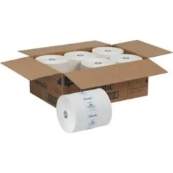 Cormatic White Hard Wound Towels Roll On 8.25" Non-Slot Rolls Case Of 6 -Whirlpool Shop 287303 DetailedProductView2 Lg