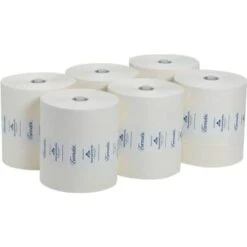 Cormatic White Hard Wound Towels Roll On 8.25" Non-Slot Rolls Case Of 6 -Whirlpool Shop 287303 DetailedProductView3 Lg