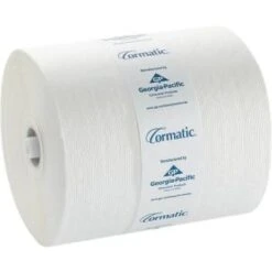 Cormatic White Hard Wound Towels Roll On 8.25" Non-Slot Rolls Case Of 6 -Whirlpool Shop 287303 DetailedProductView4 Lg