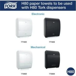 Tork White 8" Controlled Hardwound Paper Towels Case Of 6 -Whirlpool Shop 287374 DetailedProductView2 Lg