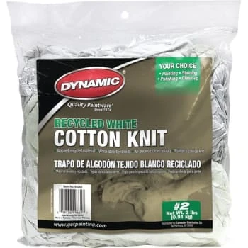Merit Pro Dynamic 2 Lb Bag Recycled White Cotton Knit Wiping Cloth, Case Of 18 3 Merit Pro Dynamic 2 Lb Bag Recycled White Cotton Knit Wiping Cloth, Case Of 18