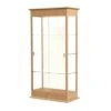 Ghent Waddell Varsity Lighted Natural Oak Case W/sliding Door/plaque Fabric Back -Whirlpool Shop 288078 MainProductImage Lg