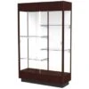 Ghent Waddell Heritage Wood Display Case Java Hardwood Finish W/ White Back -Whirlpool Shop 288108 MainProductImage Lg