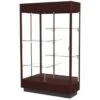 Ghent Waddell Heritage Wood Display Case Java Hardwood Finish W/ Mirror Back -Whirlpool Shop 289206 MainProductImage Lg