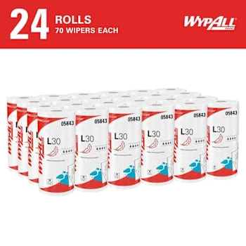 Wypall L30 White Strong And Soft Wipes Drc Towels Case Of 24 4 Wypall L30 White Strong And Soft Wipes Drc Towels Case Of 24 - Image 2