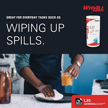 Wypall L30 White Strong And Soft Wipes Drc Towels Case Of 24 5 Wypall L30 White Strong And Soft Wipes Drc Towels Case Of 24 - Image 3