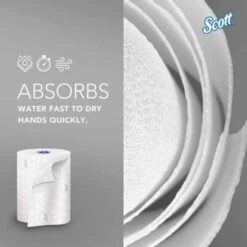 Scott® Essential Hard Roll 950 Ft. Rolled Refill Paper Towels (White) (6-Carton) 16 Scott® Essential Hard Roll 950 Ft. Rolled Refill Paper Towels (White) (6-Carton) -Whirlpool Shop 290718 DetailedProductView3 Lg