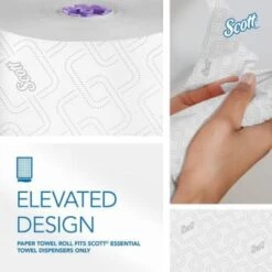 Scott® Essential Hard Roll 950 Ft. Rolled Refill Paper Towels (White) (6-Carton) 17 Scott® Essential Hard Roll 950 Ft. Rolled Refill Paper Towels (White) (6-Carton) -Whirlpool Shop 290718 DetailedProductView4 Lg