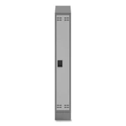 Safco Single Continuous Metal Locker Base Addition, 11.7w X 16d X 5.75h, Gray -Whirlpool Shop 291904 FrontView straighton Lg