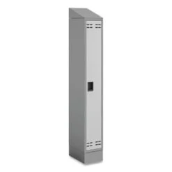 Safco Single Continuous Metal Locker Base Addition, 11.7w X 16d X 5.75h, Gray -Whirlpool Shop 291904 RightView Lg