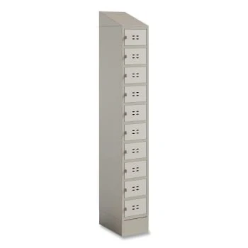 Safco Single Continuous Metal Locker Base Addition, 11.7w X 16d X 5.75h, Tan 5 Safco Single Continuous Metal Locker Base Addition, 11.7w X 16d X 5.75h, Tan - Image 3