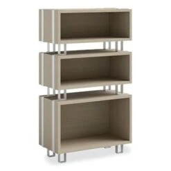 Safco Ready™ Home Office Stackable Storage, 1-Shelf, 24w X 12d X 12.25h, Beige -Whirlpool Shop 291922 DetailedProductView5 Lg