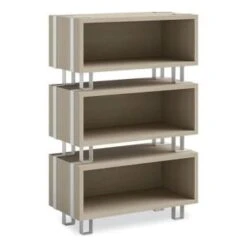 Safco Ready™ Home Office Stackable Storage, 1-Shelf, 24w X 12d X 12.25h, Beige -Whirlpool Shop 291922 TopView Lg