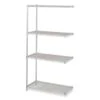 Safco 4-Shelf Industrial Add-On Unit, 36"w X 18"d X 72"h, Metallic Gray -Whirlpool Shop 292923 MainProductImage Lg