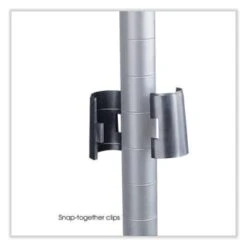 Safco 4-Shelf Industrial Add-On Unit, 36"w X 18"d X 72"h, Metallic Gray -Whirlpool Shop 292923 RightView Lg