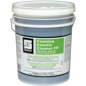 Spartan Foaming Caustic Cleaner 5 Gallon Food Production Sanitation Cleaner 3 Spartan Foaming Caustic Cleaner 5 Gallon Food Production Sanitation Cleaner