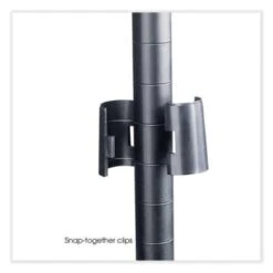 Safco 4-Shelf Industrial Add-On Unit, 36"w X 18"d X 72"h, Black -Whirlpool Shop 296014 RightView Lg