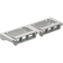 Bradley Small Double Toilet Paper Holder "chrome