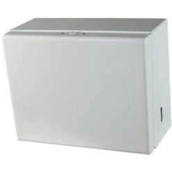 Impact Products Single-Fold Metal White Paper Towel Dispenser