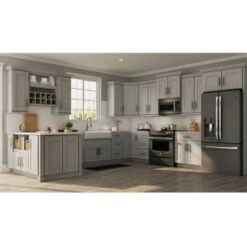 Hampton Bay Shaker 91.5" W X 2.5" H Crown Molding "dove Gray -Whirlpool Shop 297239 DetailedProductView2 Lg