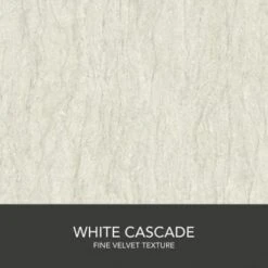 Hampton Bay Wilsonart 8' Strght Lmnt Countertop Txtrd Wh Cascade Wtrfll Edge -Whirlpool Shop 297342 DetailedProductView2 Lg