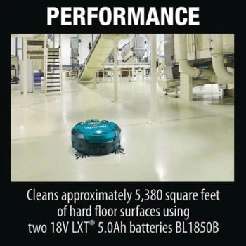 Makita 18-Volt X2 Lxt Lithium-Ion Brushless Cordless Robotic Vacuum Kit 4 Makita 18-Volt X2 Lxt Lithium-Ion Brushless Cordless Robotic Vacuum Kit - Image 2