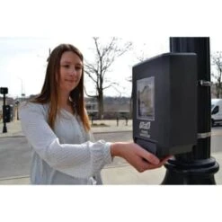 Purell 1200ml Black Matte Cs4 All-Weather Commercial Hand Sanitizer Dispenser -Whirlpool Shop 306211 DetailedProductView2 Lg