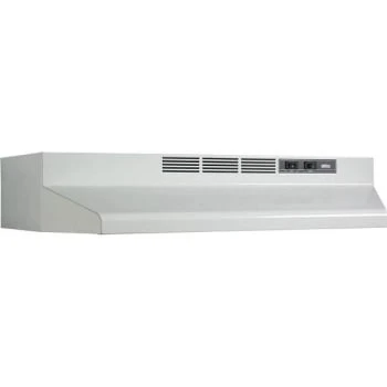 Broan-Nutone 30convertible Range Hood, 230 Max Blwr Cfm, White W/ Light 3 Broan-Nutone 30convertible Range Hood, 230 Max Blwr Cfm, White W/ Light