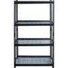 Iron Horse Black 4-Tier Boltless Steel Garage Storage Shelving Unit 1 Iron Horse Black 4-Tier Boltless Steel Garage Storage Shelving Unit -Whirlpool Shop 310452 MainProductImage Lg
