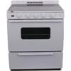 Premier® Premier 30 4-Burner Electric Range, 3.91 Cu. ' White. Pwr Cord Not Incl