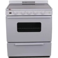 Premier® Premier 30 4-Burner Electric Range, 3.91 Cu. ' White. Pwr Cord Not Incl