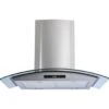 Winfl 30475 Cfm Cfm Wall Range Hood, Stainless Steel/glass, Mesh Filters, Touch