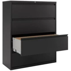 Hirsh Black Steel Freestanding Wardrobe Cabinet, 42 X 53 X 18, 5-Shelves -Whirlpool Shop 313930 DetailedProductView1 Lg