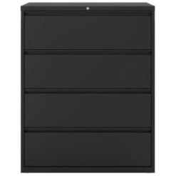 Hirsh Black Steel Freestanding Wardrobe Cabinet, 42 X 53 X 18, 5-Shelves -Whirlpool Shop 313930 FrontView straighton Lg