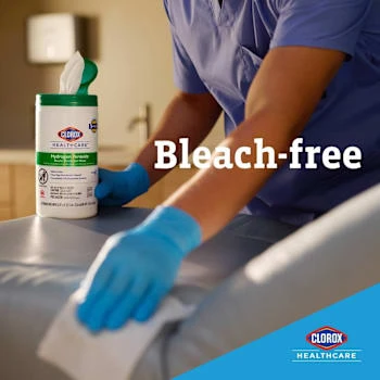 Clorox Healthcare® Hydrogen Peroxide Cleaner Disinfectant Wipes, 95 Count Canister 7 Clorox Healthcare® Hydrogen Peroxide Cleaner Disinfectant Wipes, 95 Count Canister - Image 5