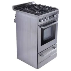 Avanti Pro Dgr20p3s 20" Elite Series Gas Range, Stainless Steel -Whirlpool Shop 314329 LeftView Lg