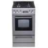 Avanti Pro Dgr20p3s 20" Elite Series Gas Range, Stainless Steel