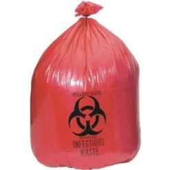 Renown 45 Gal 16 Mil 33 " X 40 " Hazardous Material Rd Trash Bags Case Of 10