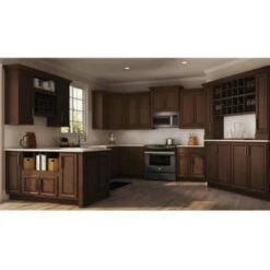 Hampton Bay Hampton Assembled 9x34.5x24" Base Kitchen Cabinet "cognac 15 Hampton Bay Hampton Assembled 9x34.5x24" Base Kitchen Cabinet "cognac -Whirlpool Shop 324447 DetailedProductView6 Lg