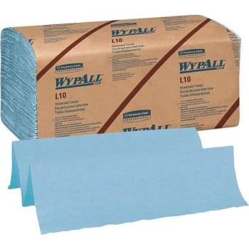 Wypall L10 2-Ply Blue Disposable Towels Windshield Wipe Case Of 16 4 Wypall L10 2-Ply Blue Disposable Towels Windshield Wipe Case Of 16 - Image 2