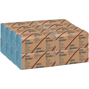 Wypall L10 2-Ply Blue Disposable Towels Windshield Wipe Case Of 16 6 Wypall L10 2-Ply Blue Disposable Towels Windshield Wipe Case Of 16 - Image 4