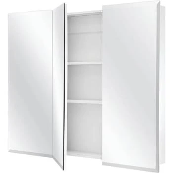 Glacier Bay Frameless Tri-View Medicine Cabinet 36-3/8" W X 30-3/16" H 4 Glacier Bay Frameless Tri-View Medicine Cabinet 36-3/8" W X 30-3/16" H - Image 2